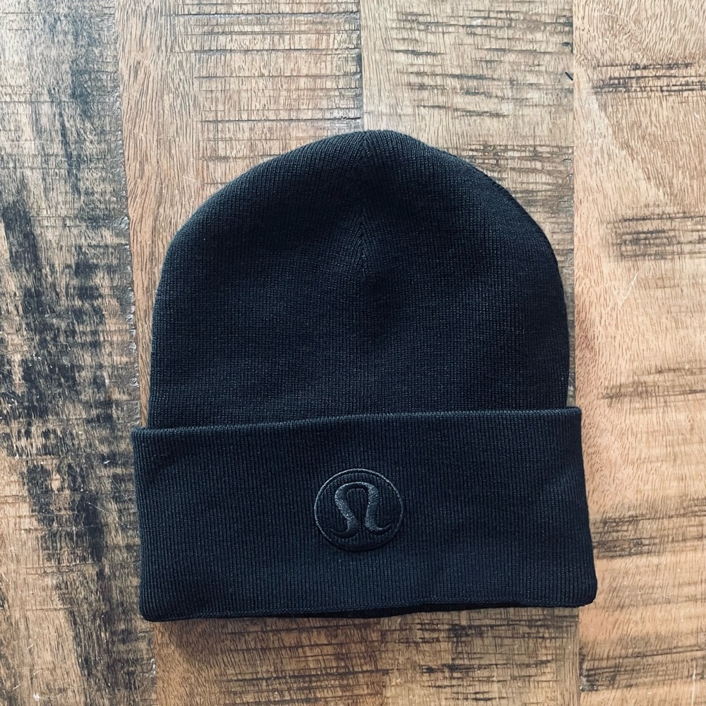 Lululemon Black Beanie